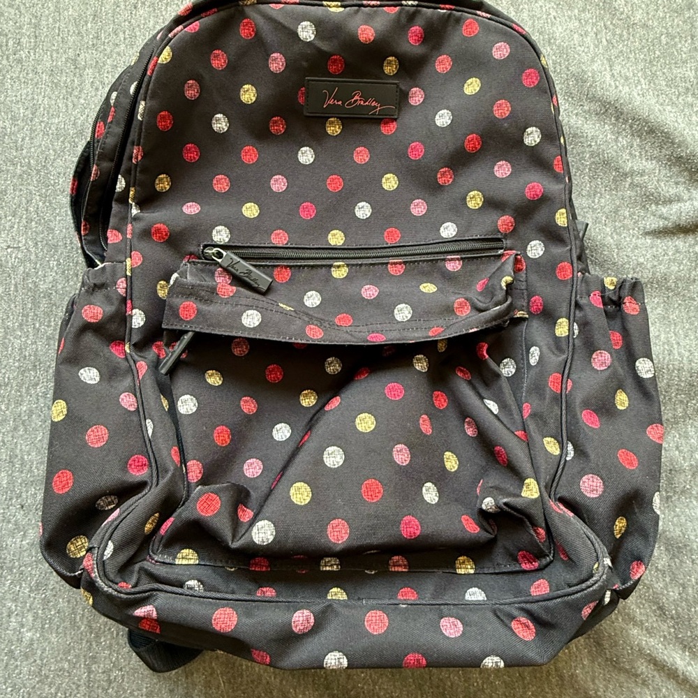 Vera Bradley Havana Dots Polka Dot Large Backpack - Grande Laptop